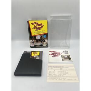 Win Lose Draw (Nintendo NES) Complete in Box CIB Near Mint